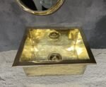 Unlacquered Brass Sink – Undermount Island Kitchen