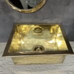 Unlacquered Brass Sink – Undermount Island Kitchen
