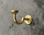 Solid Brass Wall Hooks – Vintage Bathroom Mount Set