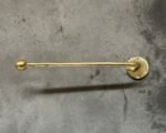 Unlacquered Brass Toilet Paper Holder – Vintage Style - Image 5