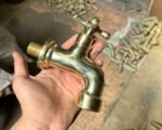 Solid Brass Garden Faucet – Outdoor Cold Water Tap - Image 2