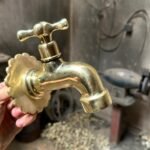 Solid Brass Garden Faucet – Outdoor Cold Water Tap
