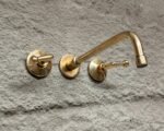 Brass Wall Mount Faucet ,Lever Handle Bathroom Tap