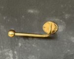 Solid Brass Toilet Paper Holder – Handcrafted Wall Mount - Image 4