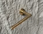 Solid Brass Toilet Roll Holder, Handcrafted Tissue Holder for Bathroom, Wall Mount Toilet Paper Holder - Image 3