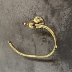 Unlacquered Brass Toilet Paper Holder – Solid Brass