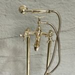 Brass Freestanding Tub Filler – Hand Shower Included - Image 3