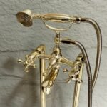 Brass Freestanding Tub Filler – Hand Shower Included - Image 5