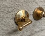 Brass Wall Mount Faucet ,Lever Handle Bathroom Tap - Image 4