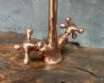 Copper Bathroom Faucet – Gooseneck Sink Tap Design - Image 2