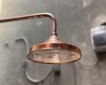 Copper Rain Shower Head – Outdoor Rainfall Style - Image 3