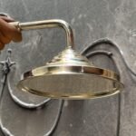 Copper Rain Shower Head – Solid Brass Outdoor Fixture