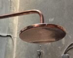 Copper Outdoor Shower Head, Natural Copper Rain Shower Head, Garden Outdoor Shower