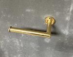 Minimalist Unlacquered Brass Toilet Paper Holder - Image 3