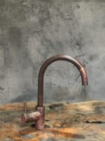 Rustic Copper Faucet – Farmhouse Vintage Bar Tap - Image 2