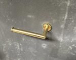 Minimalist Unlacquered Brass Toilet Paper Holder - Image 4