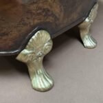 Small Copper Clawfoot Bathtub With Towel Rings - Image 5