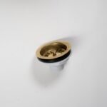 Copper Kitchen Drain Sink, Solid Copper Basket Strainer - Image 5