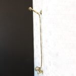 Solid Brass Shower System With Handheld Shower