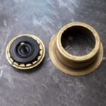 Unlacquered Brass Disposer Flange with Removable Basket Strainer - Image 2