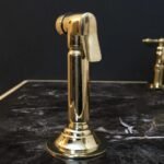 Unlacquered Brass kitchen side sprayer - Image 3