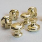 Unlacquered Brass knobs