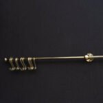 Unlacquered Brass Wall Mount Pot Rack - Image 3