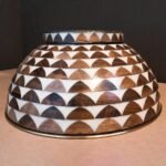 Wood & Brass Bathroom Vessel Sink - Image 6