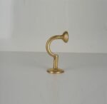 Vintage Brass Coat Hooks , Set of Brass Hooks for wall - Image 7