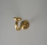Vintage Brass Coat Hooks , Set of Brass Hooks for wall - Image 6