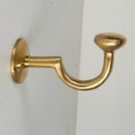 Vintage Brass Coat Hooks , Set of Brass Hooks for wall - Image 5
