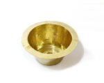 Brass Round Bar Sink, Hammered Brass Round Drum Prep Sink Including Drain - Image 5