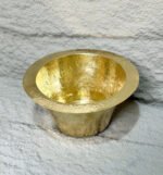 Brass Round Bar Sink, Hammered Brass Round Drum Prep Sink Including Drain - Image 2