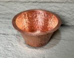 Round kitchen Sink, Hammered Copper Round Drum Bar Sink Including Drain - Image 4