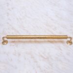 Engraved Solid Brass Towel Bar For Bathroom - Image 2