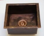 Undermount Aged Copper Kitchen Bar Sink Various Sizes - Image 3