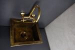 Antique Bronze Hammered Brass Undermount Sink - Rustic Brass Kitchen Sink - Image 3