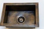 Antique Bronze Hammered Brass Undermount Sink - Rustic Brass Kitchen Sink - Image 7