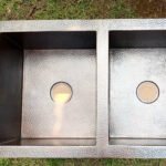 Hammered Copper Double Bowl Farmhouse Sink - Nocturn - Image 7