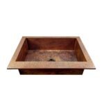 Hammered Copper Top Mount Sink - Nebula - Image 3