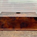 Hammered Copper Top Mount Sink - Nebula - Image 9