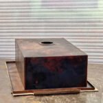 Hammered Copper Top Mount Sink - Nebula - Image 7