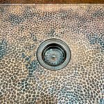 Hammered Copper Top Mount Sink - Nebula - Image 4