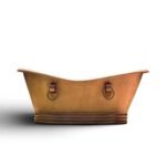 Hammered Copper Bathtub - Solid Hammered Copper Soaking Tub - Image 3