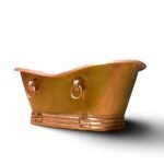 Hammered Copper Bathtub - Solid Hammered Copper Soaking Tub - Image 5
