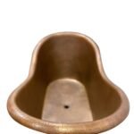 Solid Brown Copper Bathtub - Brown Copper Soaking Tub - Image 4