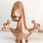 Handcrafted Powder Room Copper Faucet - Image 3