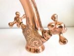 Handcrafted Powder Room Copper Faucet - Image 2