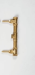 Unlacquered Brass Wall Mounted Bath Faucet - Image 3