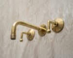 Unlacquered Brass Wall Mounted Bath Faucet - Image 12